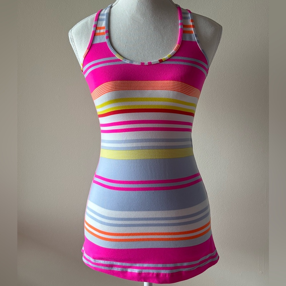 Sz4 Cool Racerback Groovy Stripe Multi Lululemon